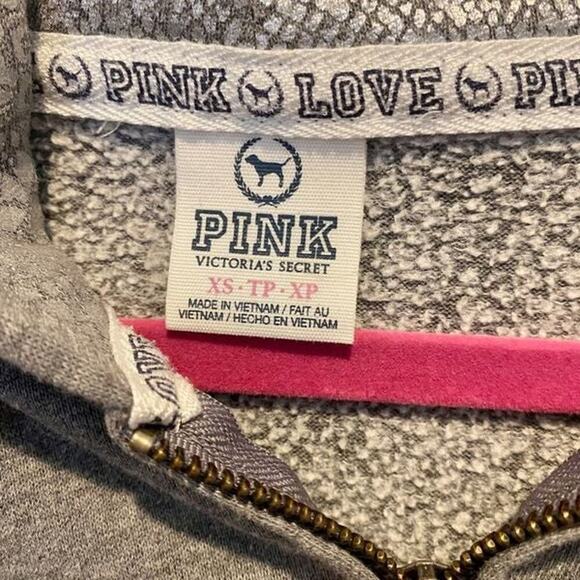 VINTAGE RARE PINK sequin hoodie y2k - Picture 4 of 6